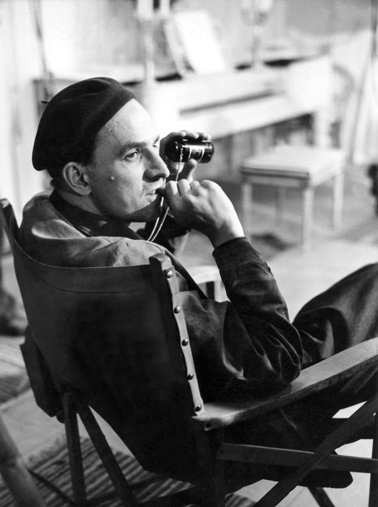 Ingmar Bergman during the making of Wild Strawberries